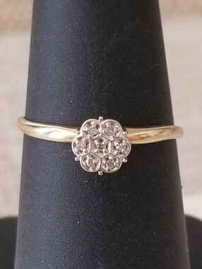 10K Gold Diamond Ring